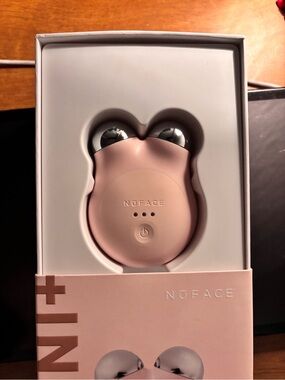 NuFace Mini Facial Toning Device - Pink with Silver Spheres